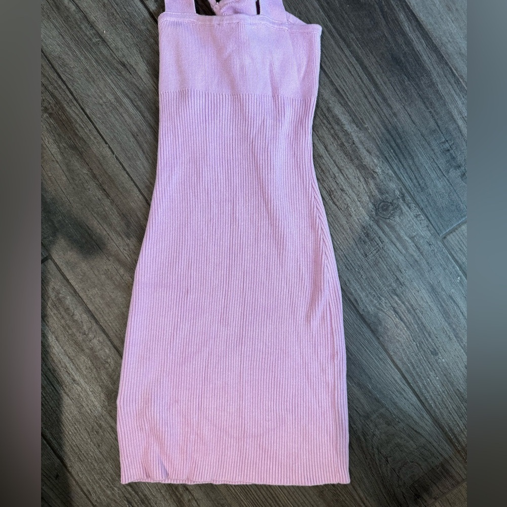 Abercrombie & Fitch criss cross halter strap mini dress - Picture 8 of 9